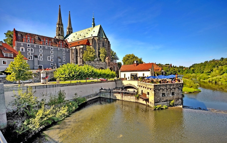 Blick auf Görlitz in Sachsen