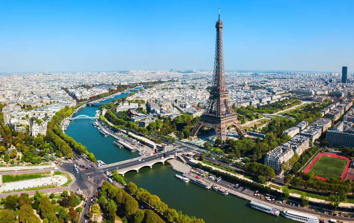 Luftaufnahme von Paris