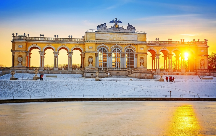 Schloss Schönbrunn im Winter