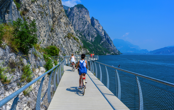 Radweg direkt am Gardasee