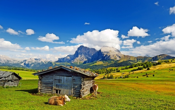 Seiser Alm in Südtirol, Italien