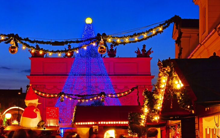 Potsdamer Weihnachtsmarkt in Brandenburg, Deutschland